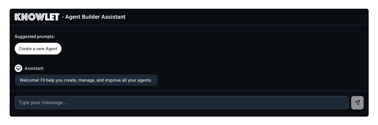 Create and Configure Agent